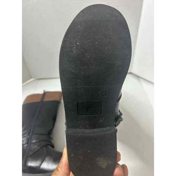 Arizona Black knee High Boots Low Heel Women Size 4M - Picture 11 of 13